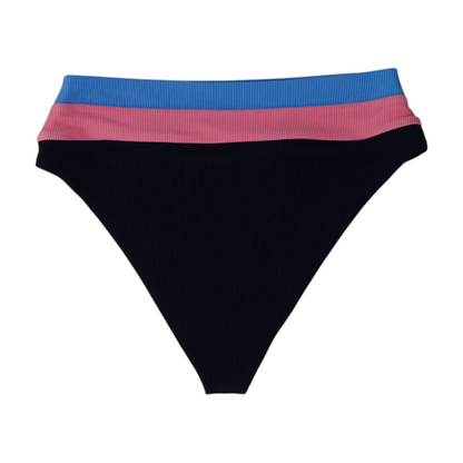 Navy Color Block Swim Bottom