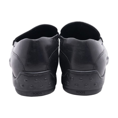 Black City Gommino Leather Hardsole Penny Loafers Driving Shoe