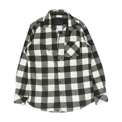 Black Check Outdoor Button Down
