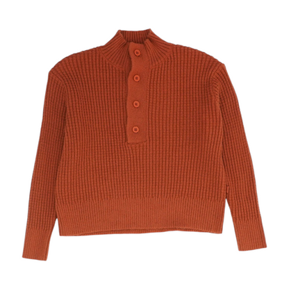 Orange 1/4 Zip Sweater
