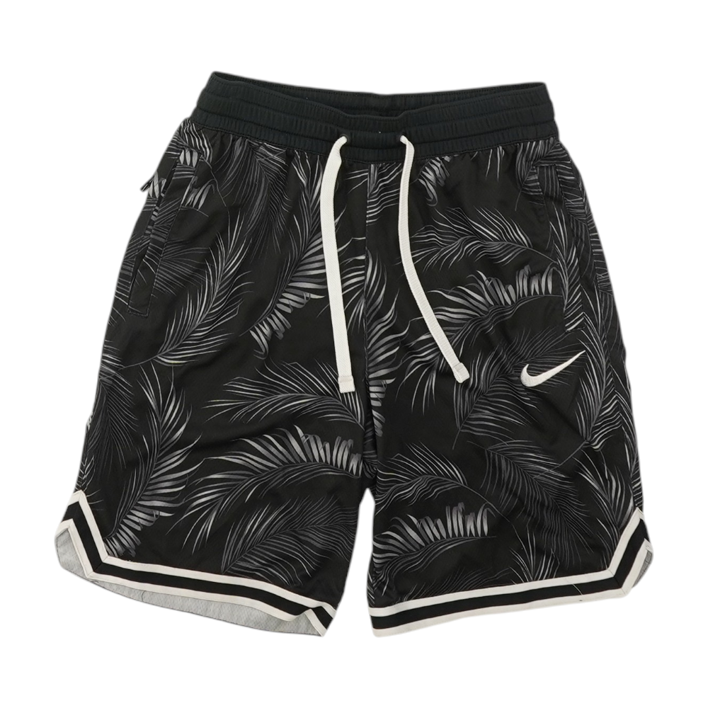 Black Tropical Active Shorts