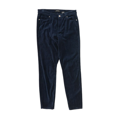 Navy Solid Five Pocket Pants