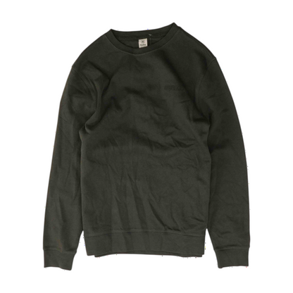 Gray Solid Sweatshirt Pullover