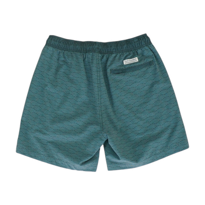 Green Print Swim Bottom