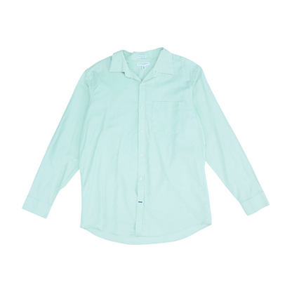 Lime Solid Long Sleeve Button Down