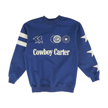 Navy Solid Sweatshirt Pullover
