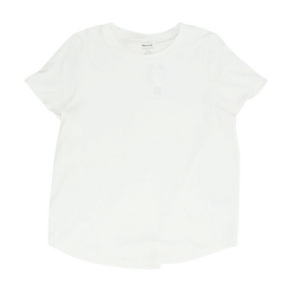 White Solid Pajama Top