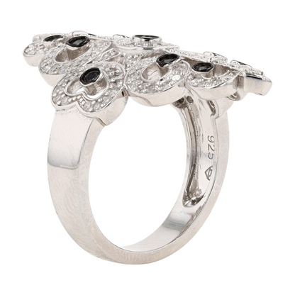 1 ctw Sterling Silver Diamond Fashion Ring