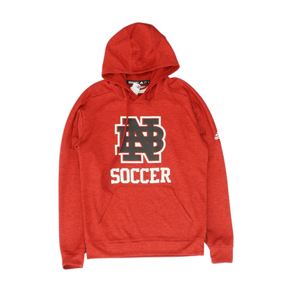 Red Solid Hoodie Pullover