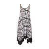 Black Maternity Abstract Midi Dress
