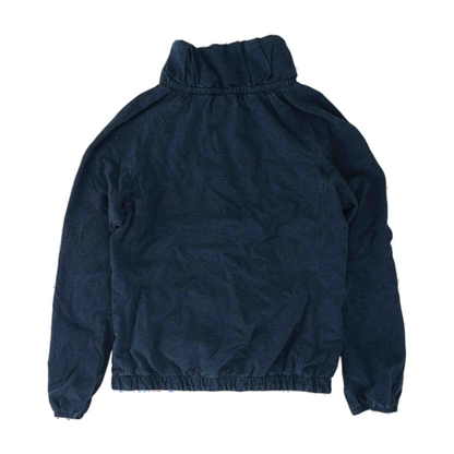 Navy Solid Sweatshirt Pullover