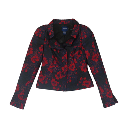 Navy Floral Blazer