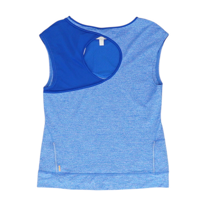 Blue Color Block Active T-Shirt
