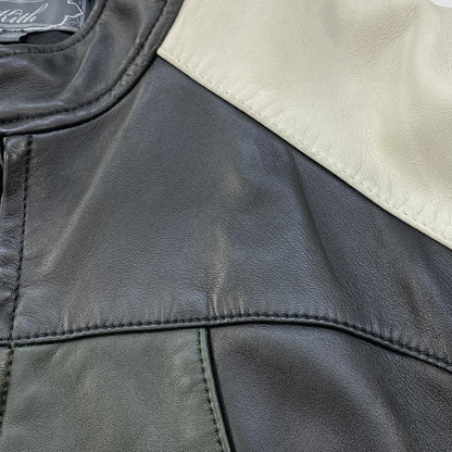 Black Fall-Winter 2025 Stadium Leather Wayne Moto Jacket