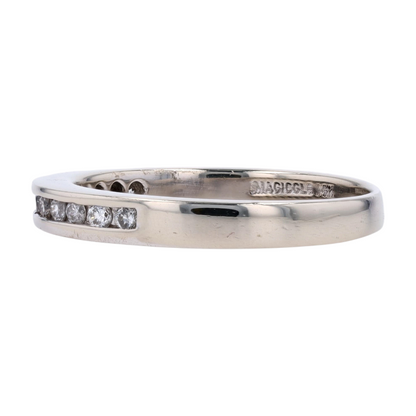 1/4 ctw 14K White Gold Diamond Band Ring