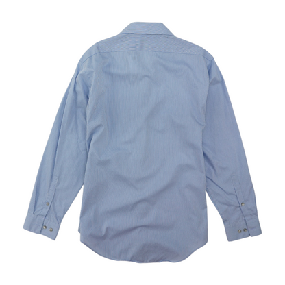 Blue Striped Long Sleeve Button Down