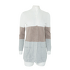 Multi Color Block Cardigan Sweater