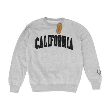 Gray Solid Sweatshirt Pullover