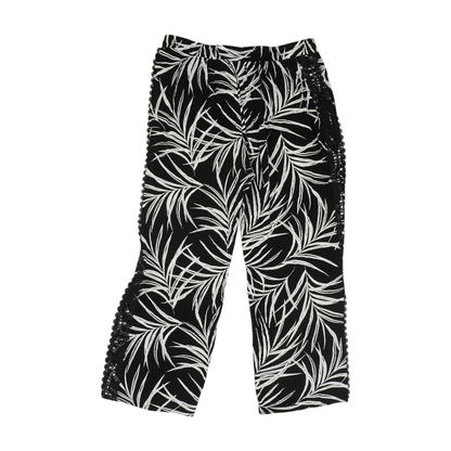 Black Graphic Pants