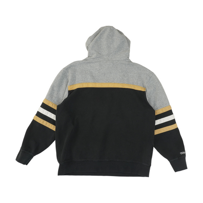 Black Vegas Golden Knights Color Block Hoodie Pullover