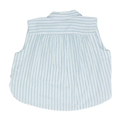 White Striped Button Down