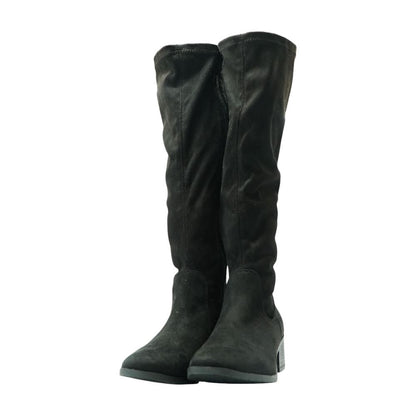 Black Knee High Boots
