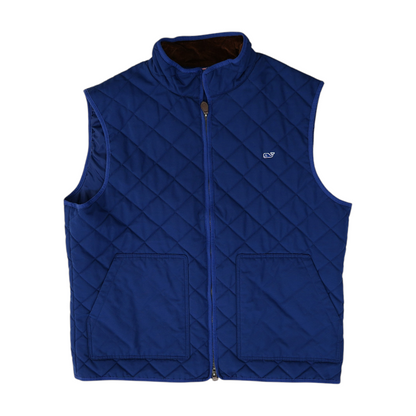 Navy Solid Active Vest