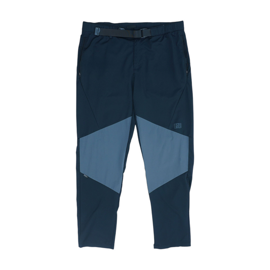 Black Color Block Regular Pants