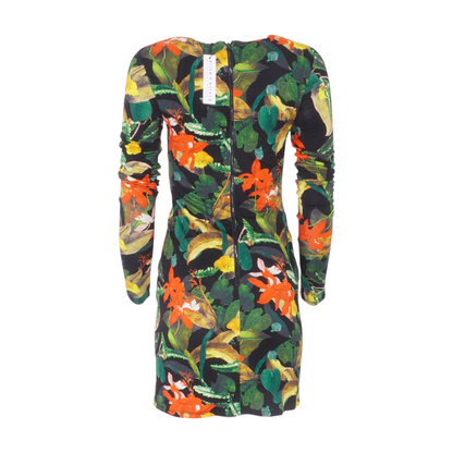 Black Floral Mini Dress