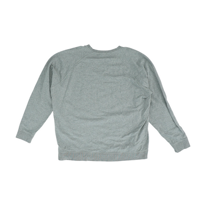 Gray Solid Sweatshirt Pullover