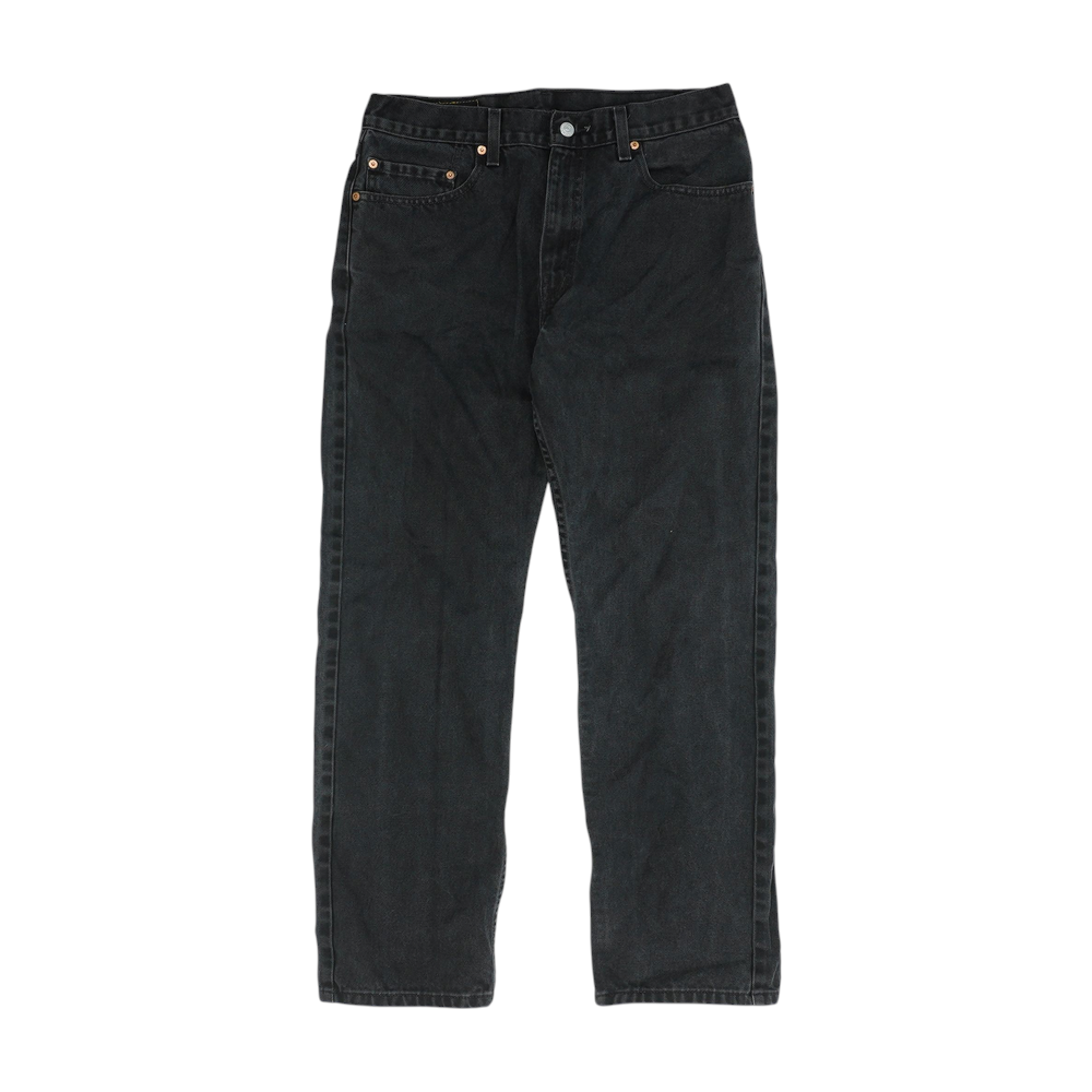 505 Black Regular Jeans