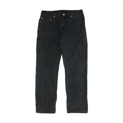 505 Black Regular Jeans