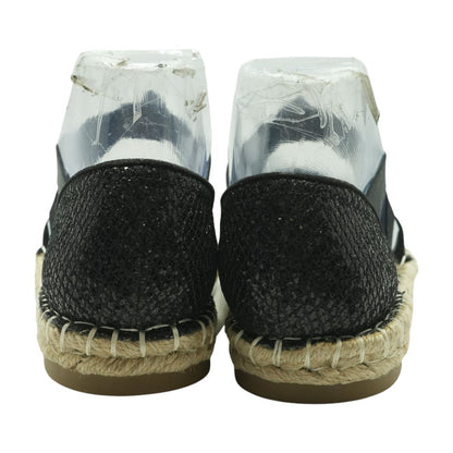 Black Espadrille Flats