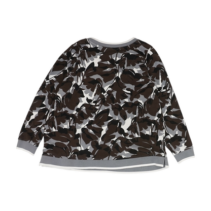 Multi Plus Floral Sweatshirt Pullover