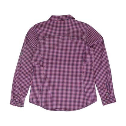 Pink Check Outdoor Button Down
