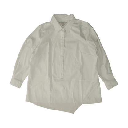 White Plus Button Down