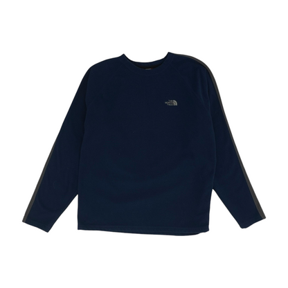 Navy Solid Sweatshirt Pullover