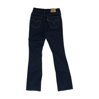 Blue High Rise Bootcut Jeans