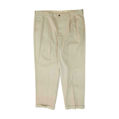 Beige Regular Pants