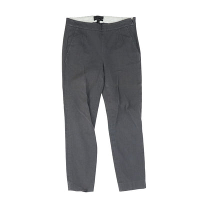 Gray Solid Chino Pants
