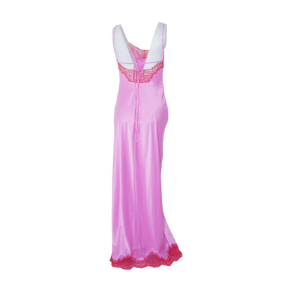 Pink Solid Nightgown