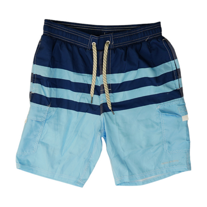 Blue Striped Swim Bottom