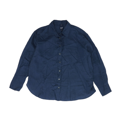 Navy Button Down