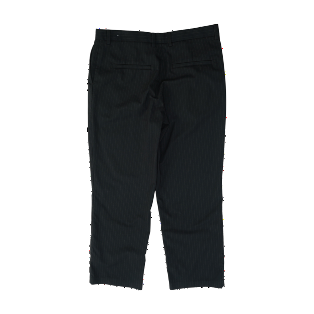 Black Striped Relaxed Pants