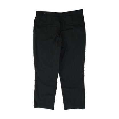 Black Striped Relaxed Pants