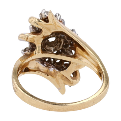 1/2 ctw 14K Two-Tone Gold Diamond Fashion Ring