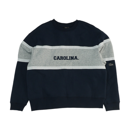Navy Color Block Sweatshirt Pullover