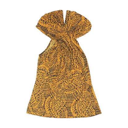 Yellow Abstract Blouse