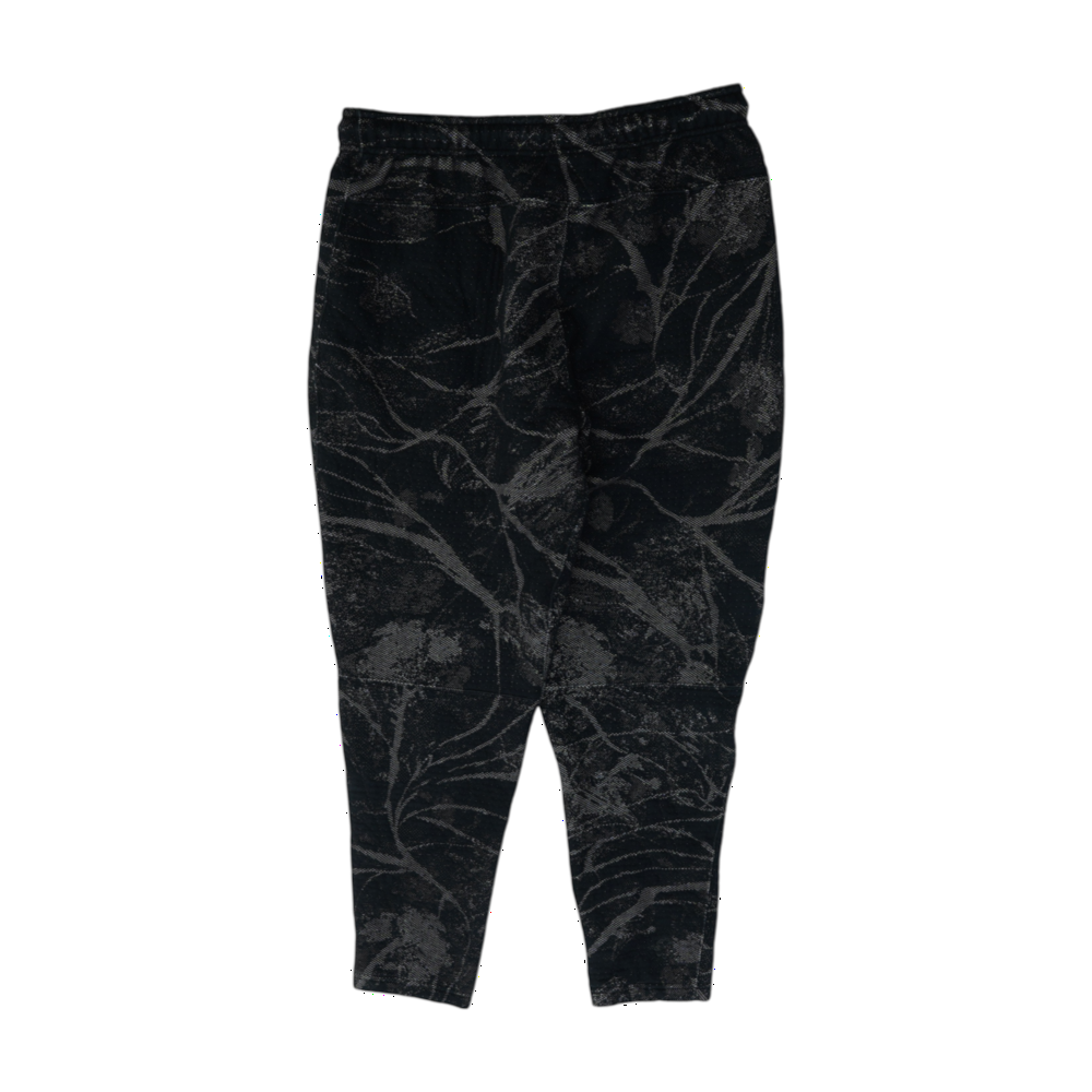 Black Abstract Regular Pants