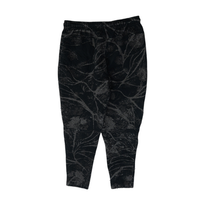 Black Abstract Regular Pants